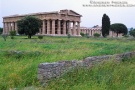 A landscape with the Temple of Poseidon at Paestum, Campania, Italy. Fine art prints of this photo are available framed in various styles, please inquire. 