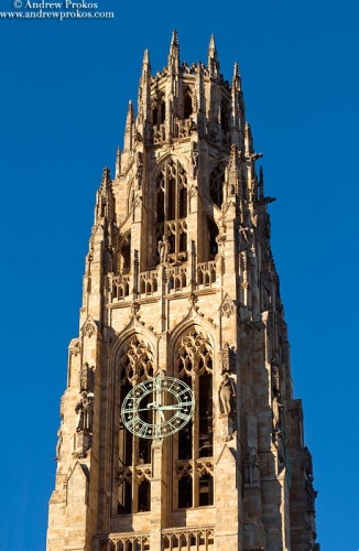 A photo of Harkness Tower at Yale University, New Haven, Connecticut