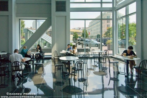 Interior of the Citigroup Building, Long Island City.