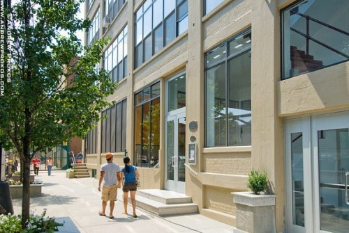 Exterior of the Long Island City Arts Center, Queens.
