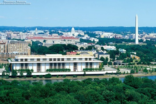 A fine art photo of the view of Washington DC as seen from Rosslyn, Virginia.