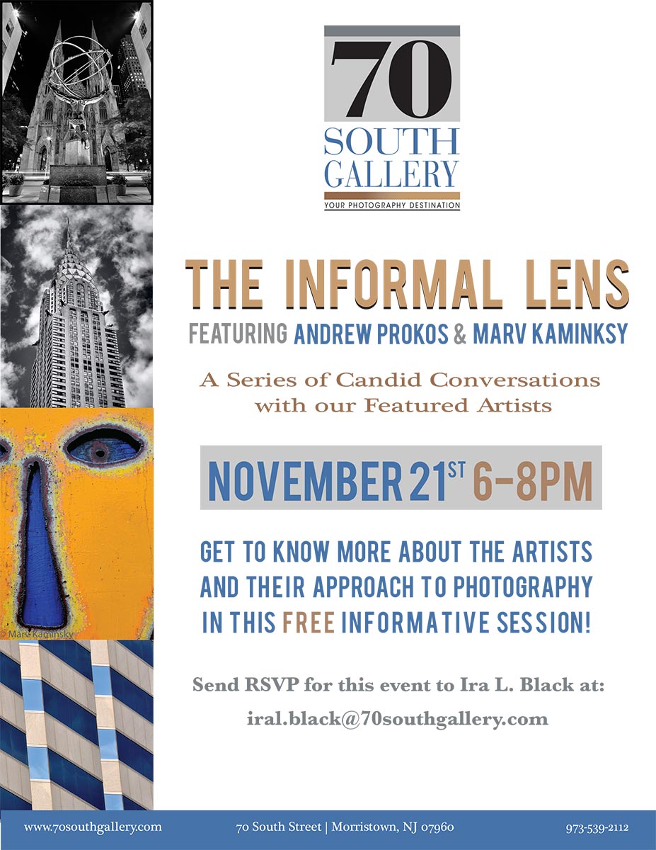 InformalLensartisttalkwithphotographerAndrewProkosatSouthGallery