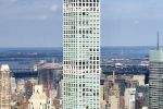 A high-definition panoramic architectural photograph of the supertall tower 432 Park Avenue in New York City. Fine art prints of this photo are available up to 72 inches in height.