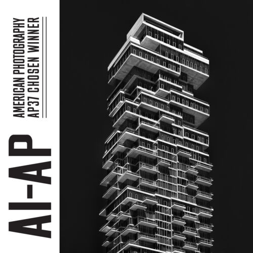 Black and White Photography - View of 56 Leonard Street Tribeca by photographer Andrew Prokos is a winning entry at American Photography 37 competition
