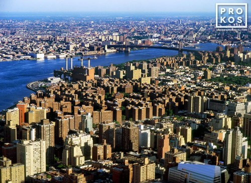 An aerial view of the Gramercy area in Manhattan, New York City