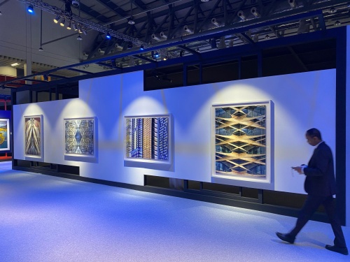 Andrew Prokos abstract photographs on display at Xposure Photography Festival 2024, Sharjah UAE