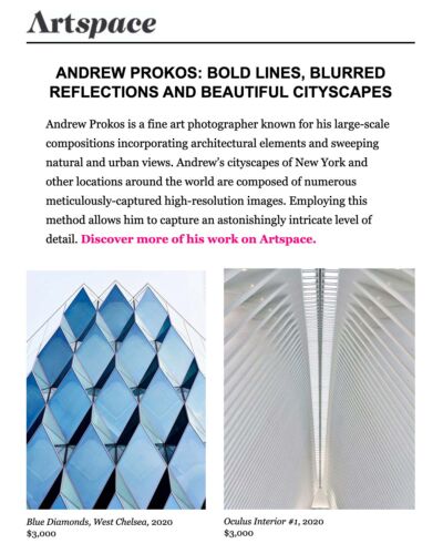 Andrew Prokos Feature at Artspace