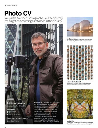 Digital Photographer Magazine interviews photographer Andrew Prokos in its June 2023 Issue