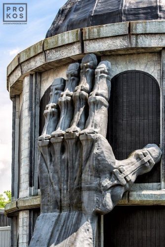 Dark Knight amusement park ride, from the fine art architectural photo series "The Architecture of Amusement"