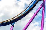 A detail from the Bizarro amusement park ride, from the fine art architectural photo series "The Architecture of Amusement"