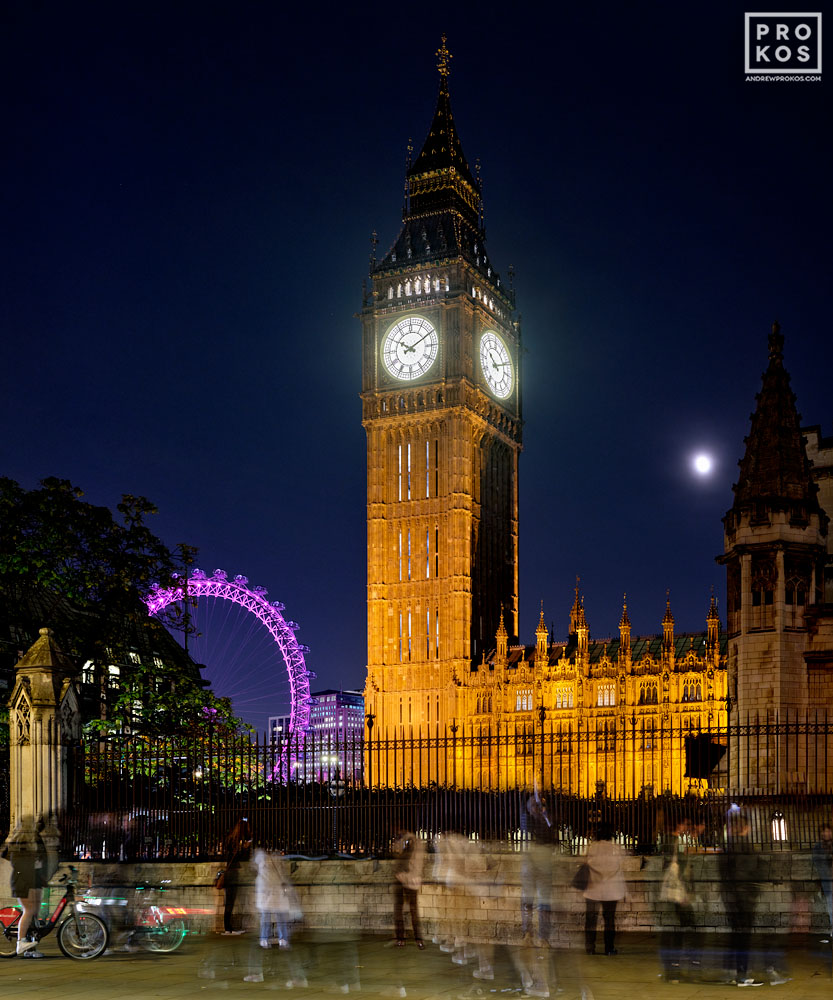 The Night Visitors, Big Ben - London Fine Art Photography - PROKOS