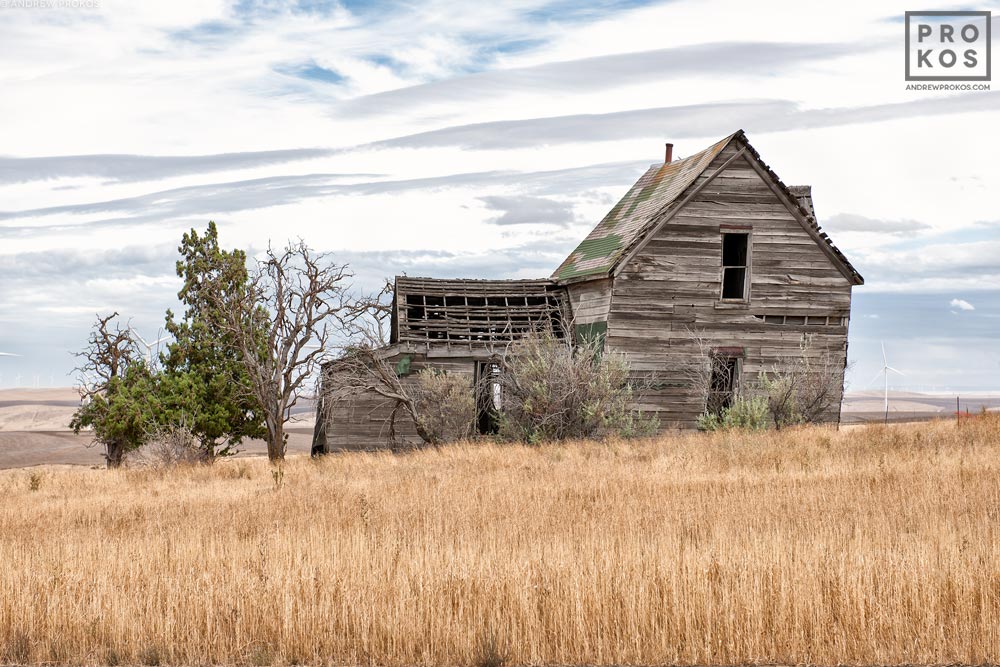 Abandoned Farmhouse, Biglow Canyon II - Western USA Landscapes - PROKOS