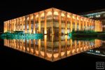 A long-exposure view of the Palacio do Itamaraty at night, Brasilia, Brazil. From the award-winning fine art architecture series 'Niemeyer's Brasilia'