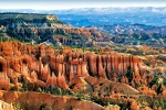 A panoramic landscape photo of Bryce Canyon from Sunset Point in the morning. Large-format fine art prints of this photo are available up to 120 inches wide. 