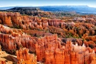 Large-format landscape photography of the panoramic view of Sunset Point in Bryce Canyon, Utah