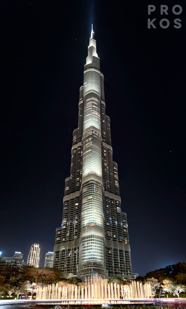 Night View Burj Khalifa