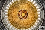 A fine art architectural photo of the U.S. Capitol rotunda interior, Washington D.C.