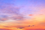A large-format panoramic landscape photo of the sky over Cape Cod at sunset