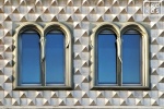 Manueline style windows from the Casa dos Bicos in Lisbon, Portugal. Limited edition fine art prints of this photo are available framed in various styles. 