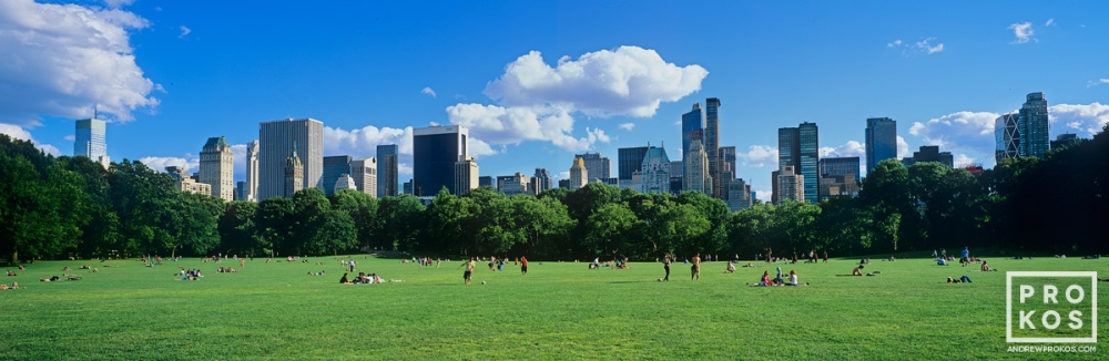 Panoramic Landscape of Manhattan from Sheep’s Meadow II