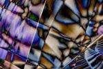Abstract Photography - A vivid color abstract photograph of metallic reflections from Hudson Yards, NYC. Large-scale framed prints of this photo are available up to 80 inches in height