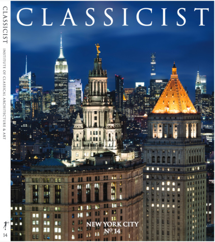 The Institute of Classical Art & Architecture's Classicist #14 - Front Magazine Cover Photo by Photographer Andrew Prokos