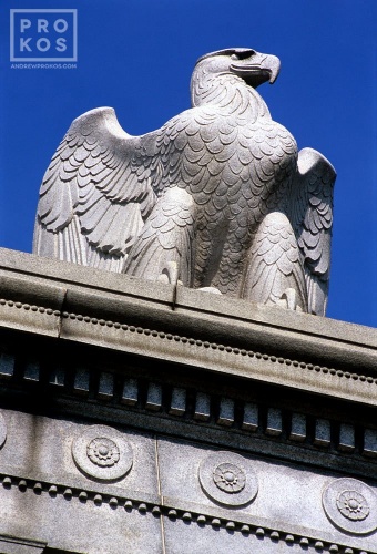 An architectural detail of an American Eagle statue found on the Arlington Memorial Bridge in Washinton DC. Framed fine art prints of this photo are available in various sizes. 