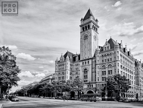 A view of the Old Post Office from Pennsylvania Avenue, Washington DC