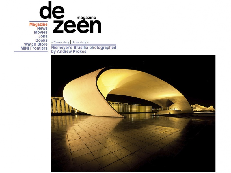 Dezeen Article - Niemeyer's Brasilia by Andrew Prokos