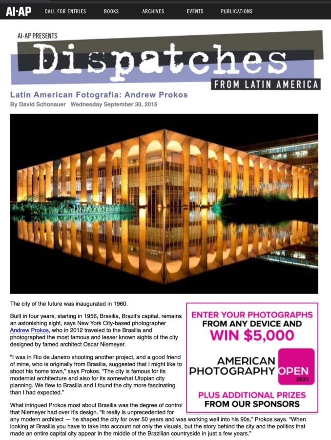 Dispatches from Latin America Interview - Photographer Andrew Prokos