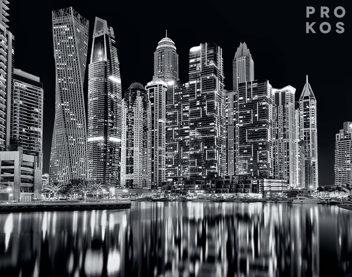 Dubai Black & White Photography - Fine Art Prints by Andrew Prokos