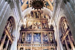 Interior of the royal basilica at El Escorial, Spain. Framed fine art prints of this photo are available in various sizes.