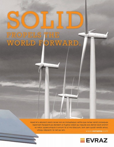 EVRAZ Wind Turbine Ad