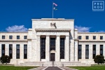 Architectural exterior photo of the Federal Reserve Building, Washington DC