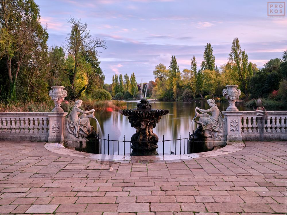 Italian Fountains, Kensington Gardens - Landscape Photography - PROKOS