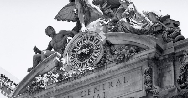 Grand Central Station Facade with Mercury Clock - Fine Art Photo ...