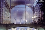 A view of the Hayden Planetarium at night, New York City, Framed fine art prints of this photo are available in various sizes, please inquire. 