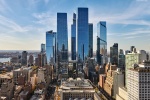 A view of the towers of Hudson Yards and Manhattan West as seen during the day. High-definition Fine art prints of this photo are available up to 96 inches in width