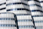 A photo of the exterior of the IAC Building in New York City