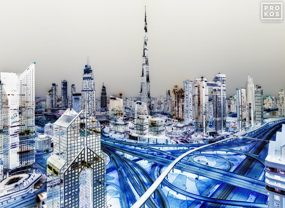 Inverted Burj Khalifa And Downtown Dubai Fine Art Photo By Andrew