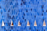 Inverted Geometric Facade #2 - Conceptual fine art photography from the photo series 'Inverted' by photographer Andrew Prokos
