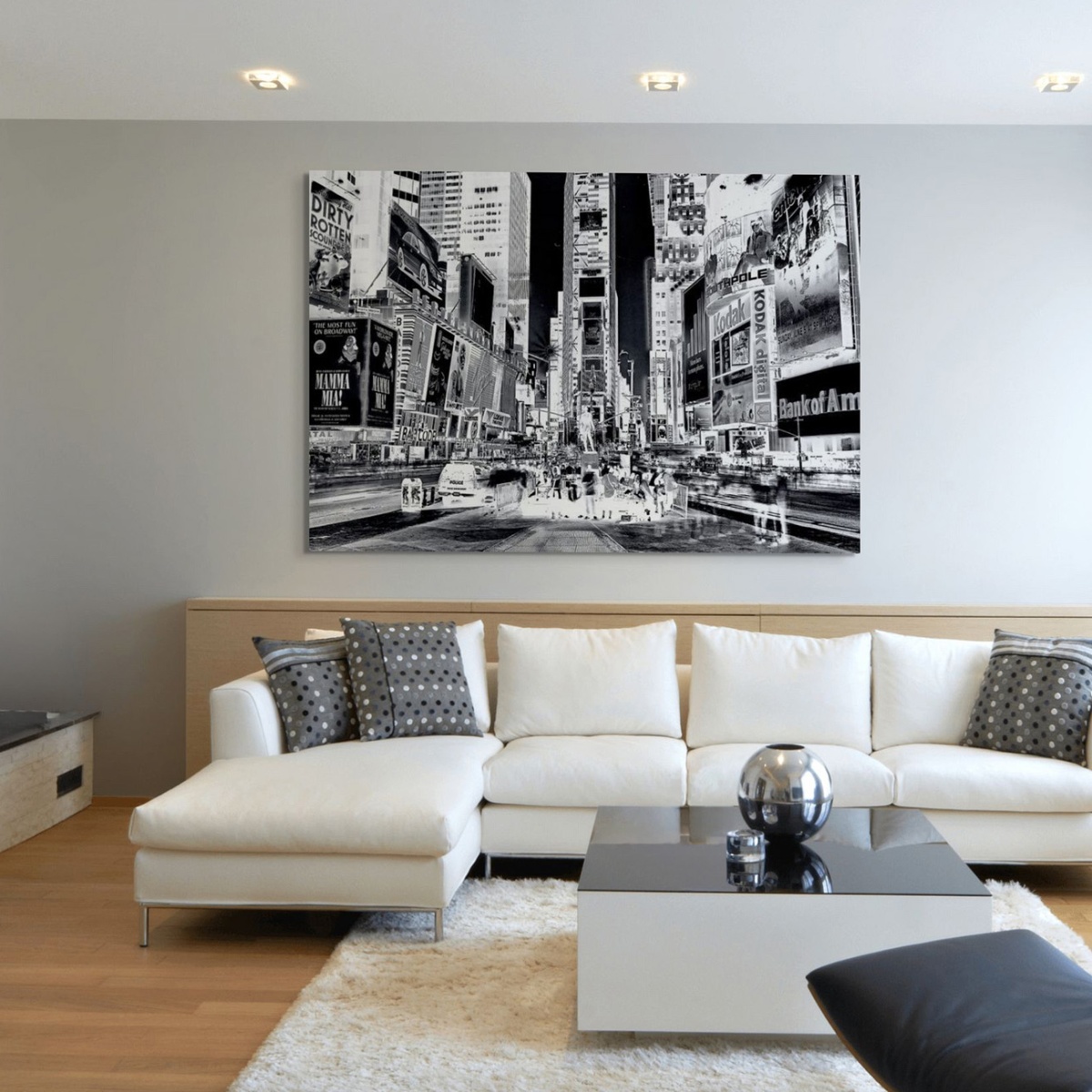 Inverted Times Square - Limited Edition Photograph by Andrew Prokos