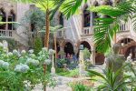 A fine art photo of the courtyard of the Isabella Gardner Museum in Boston, Massachusetts by photographer Andrew Prokos