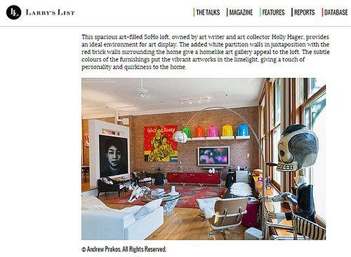 LARRYS LIST SOHO LOFT ARTICLE TH