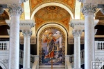 A fine art architectural photo of the decorative mosaic gracing the Great Hall of the Library of Congress, Washington D.C.
