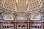 A fine art architectural photo of the Main Reading Room of the Library of Congress, Washington D.C.