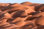 An ultra-wide panoramic landscape photo of the dunes of Liwa Desert in Abu Dhabi, United Arab Emirates. High-definition limited edition prints available up to 120 inches wide.