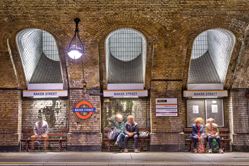 Baker Street Station, London #1 - Street Scene Photo By Andrew Prokos