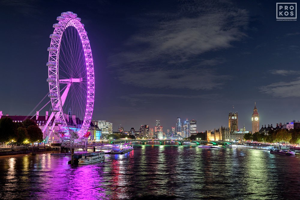 london-eye-and-houses-of-parliament-at-night-cityscape-photo-by