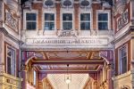 A street view of Leadenhall Market at night, London, United Kingdom. Limited edition prints of this photo are available up to 72 inches in height.
